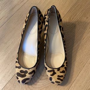 Calvin Klein calf hair leopard print pumps sz 9M